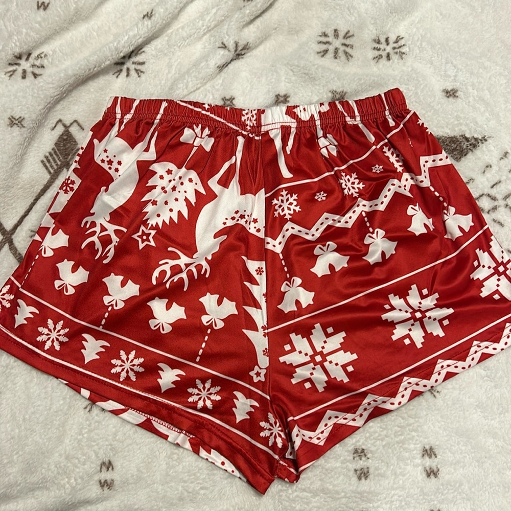 Christmas Themed PJ Shorts